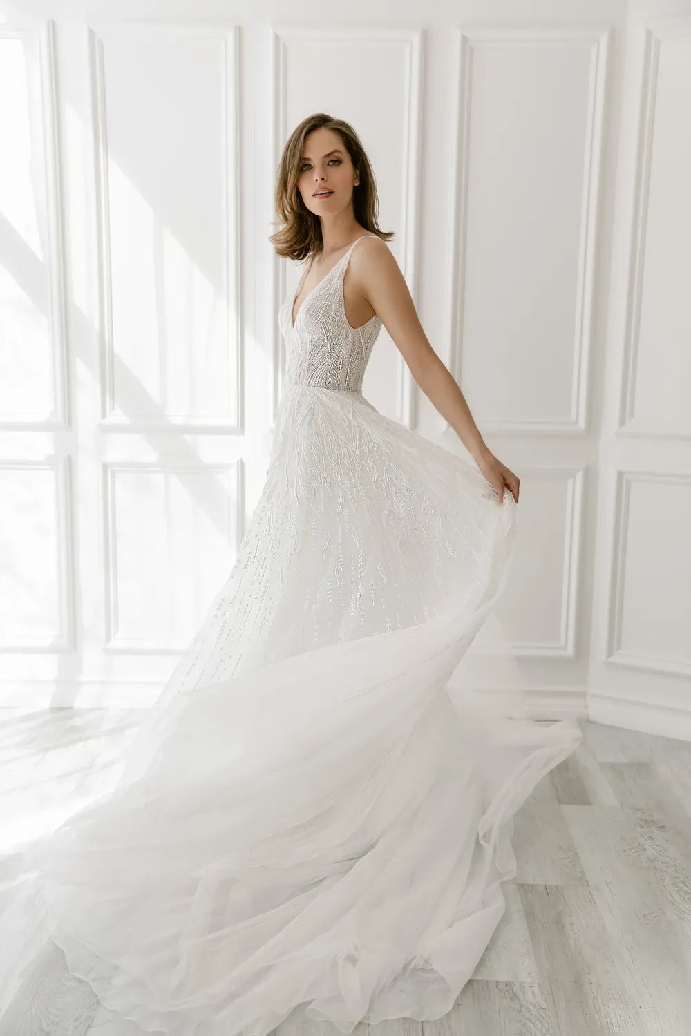 Enaura Bridal's Margo: The A-Line Gown That Proves Simplicity Is the Ultimate Luxury