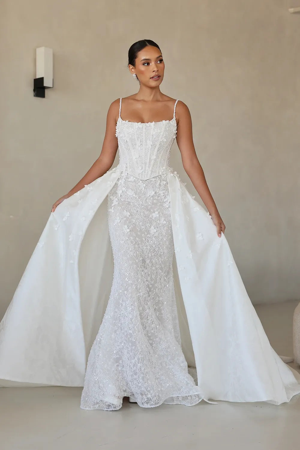 Elevated Elegance: The Sophisticated Allure of High Neck Plus Size Wedding Dresses
