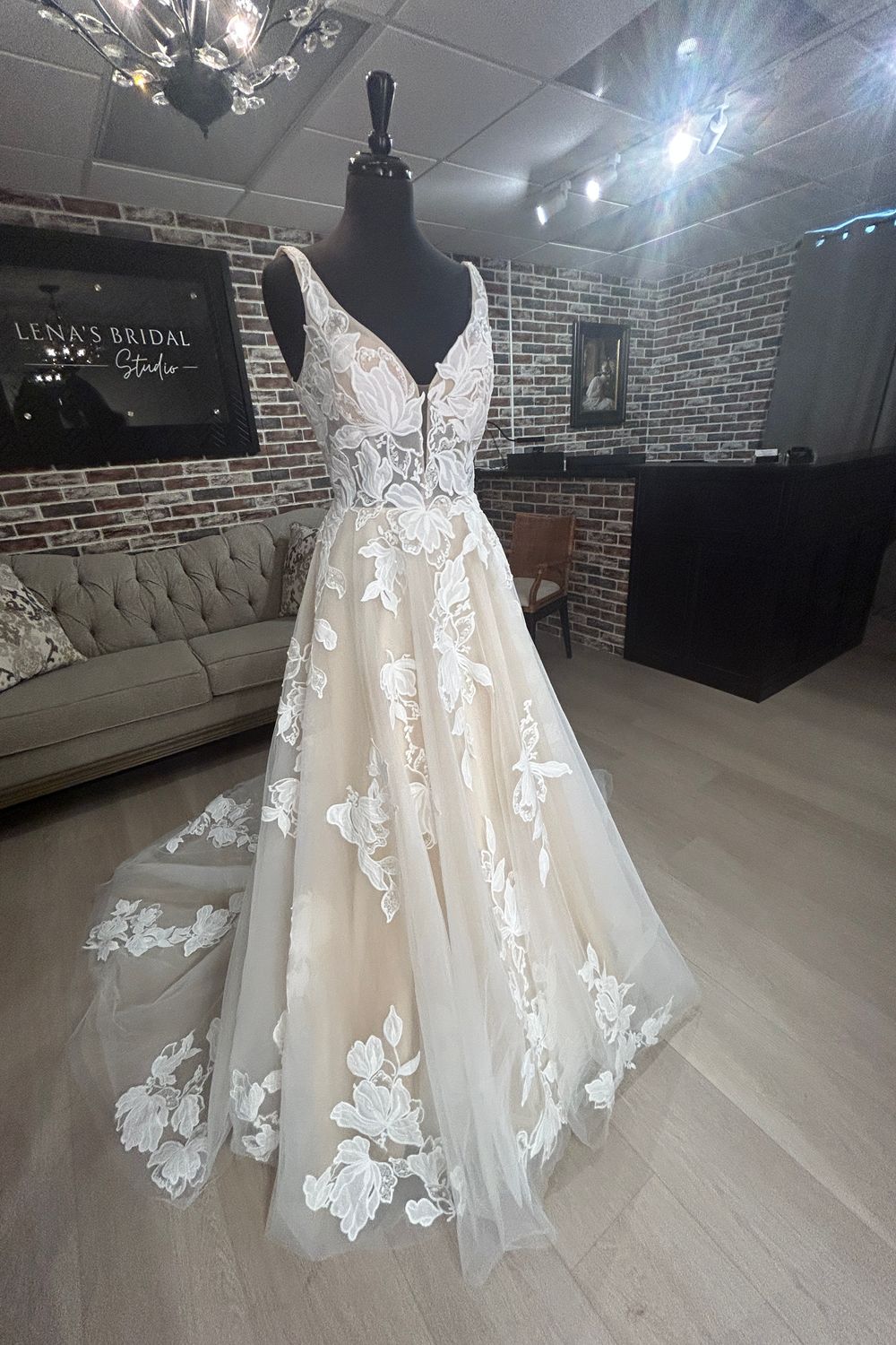 The Effortless Bride: Lena Ilene's A-Line Gowns Reimagined