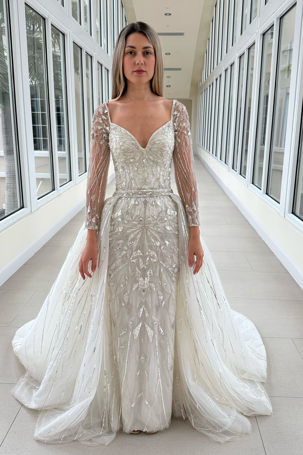 Ballroom Grandeur: The Art of Show-Stopping Wedding Gowns