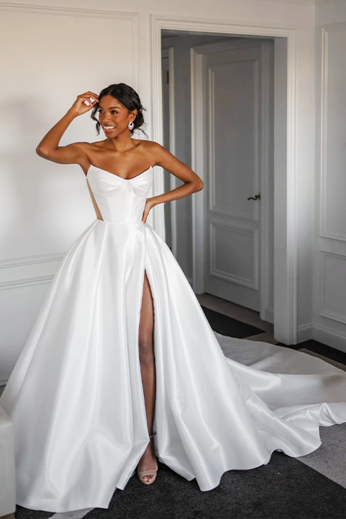 The Ultimate Guide to Satin Wedding Dresses
