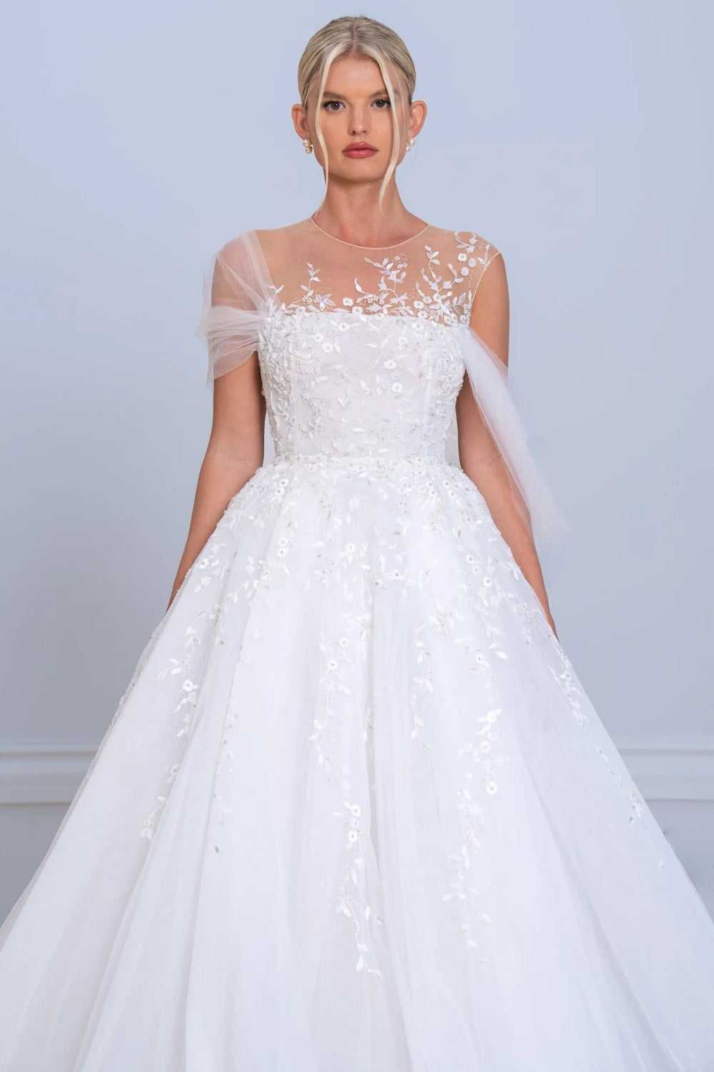 George Hobeika-Asymmetrical Sleeve S2-1