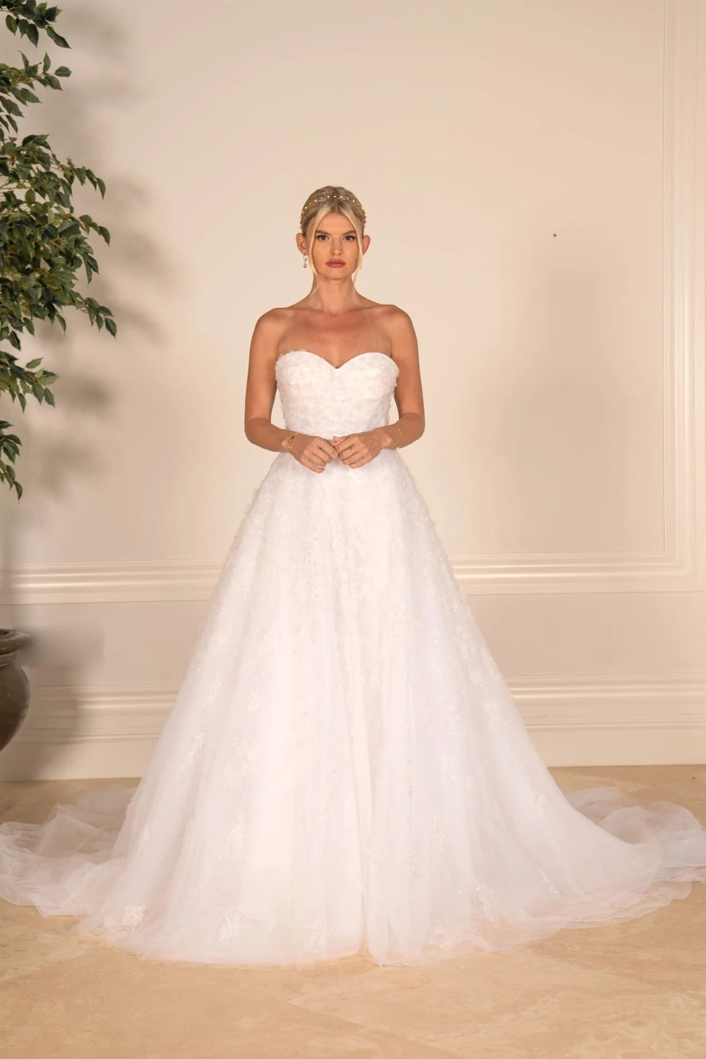 Reem Acra-Dream Gown - STYLE6613-2