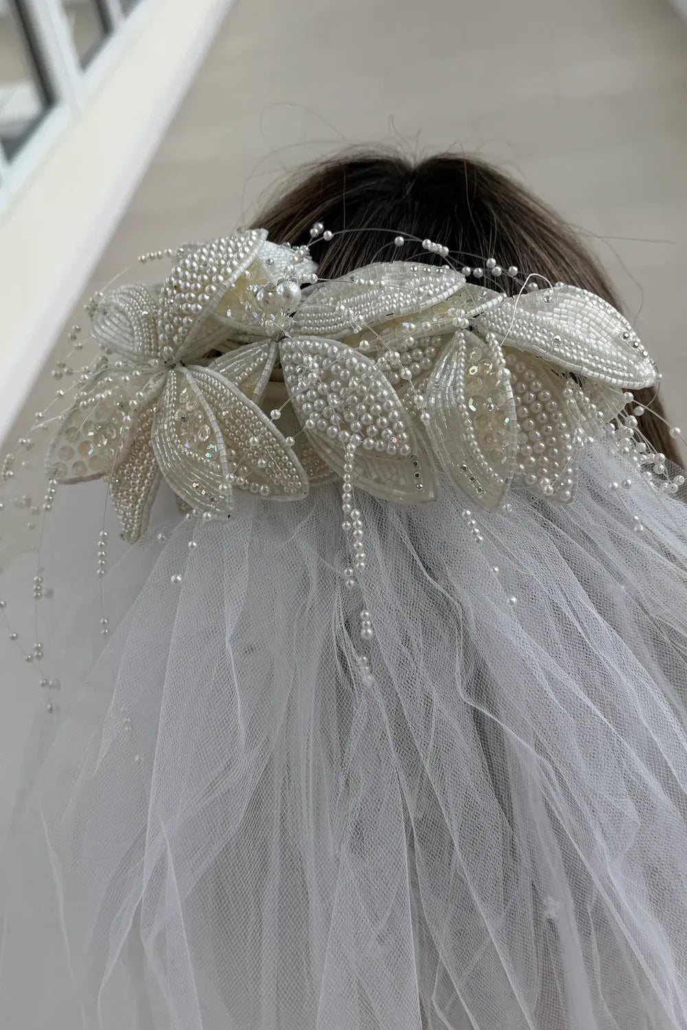 Eva Haynal Forsyth Custom with Veil and Headpiece 11