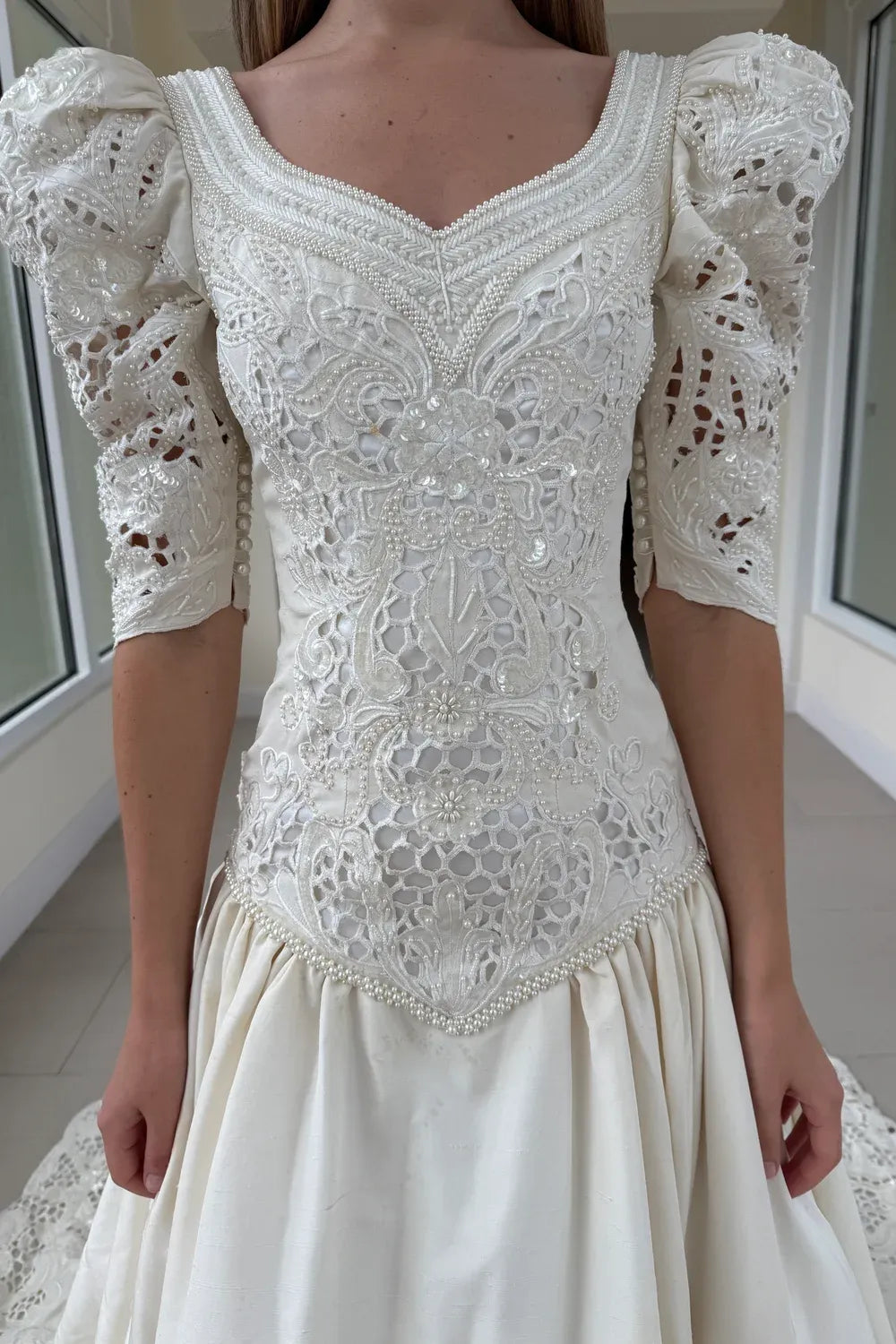 Eva Haynal Forsyth Custom with Veil and Headpiece 11