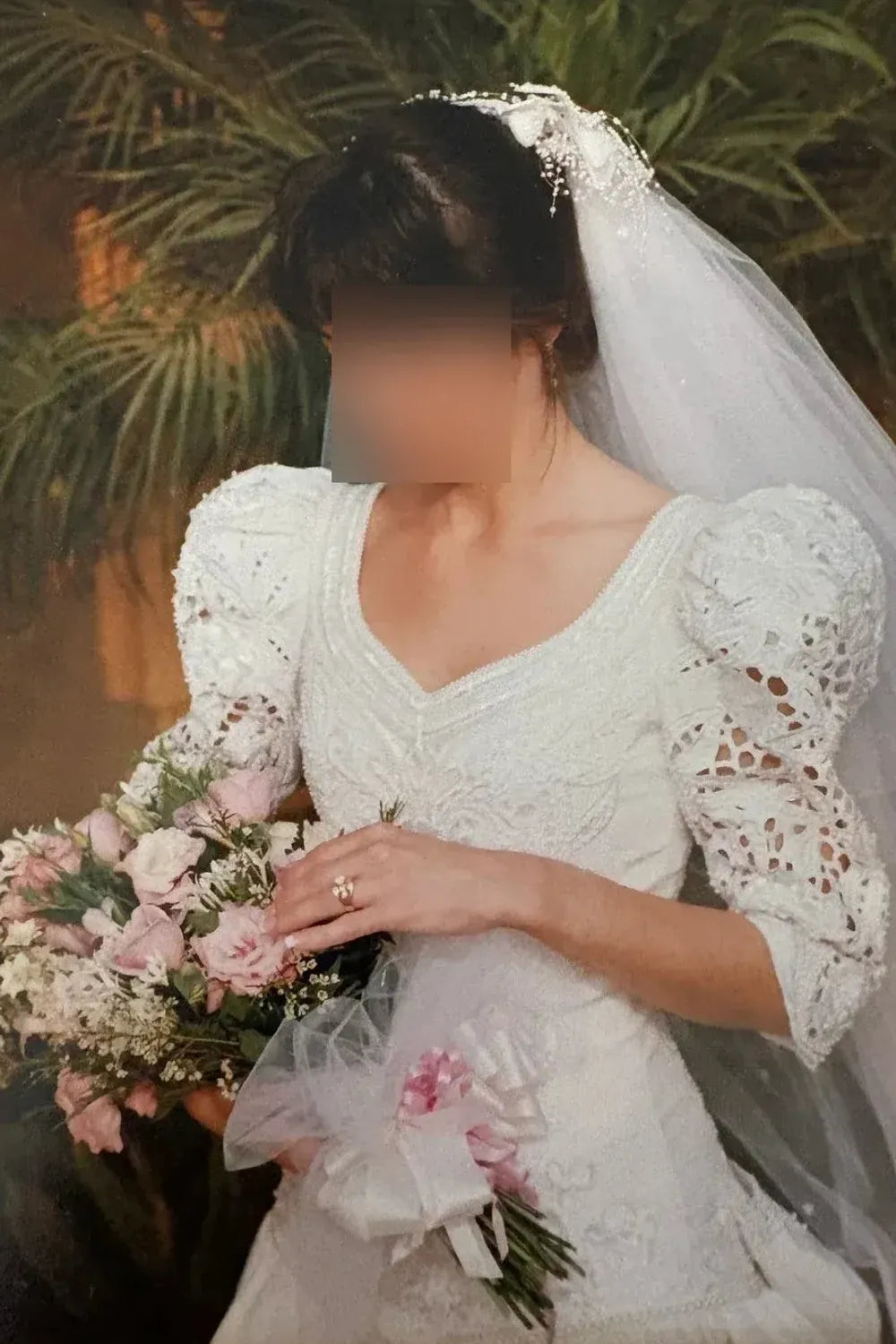 Eva Haynal Forsyth Custom with Veil and Headpiece 12