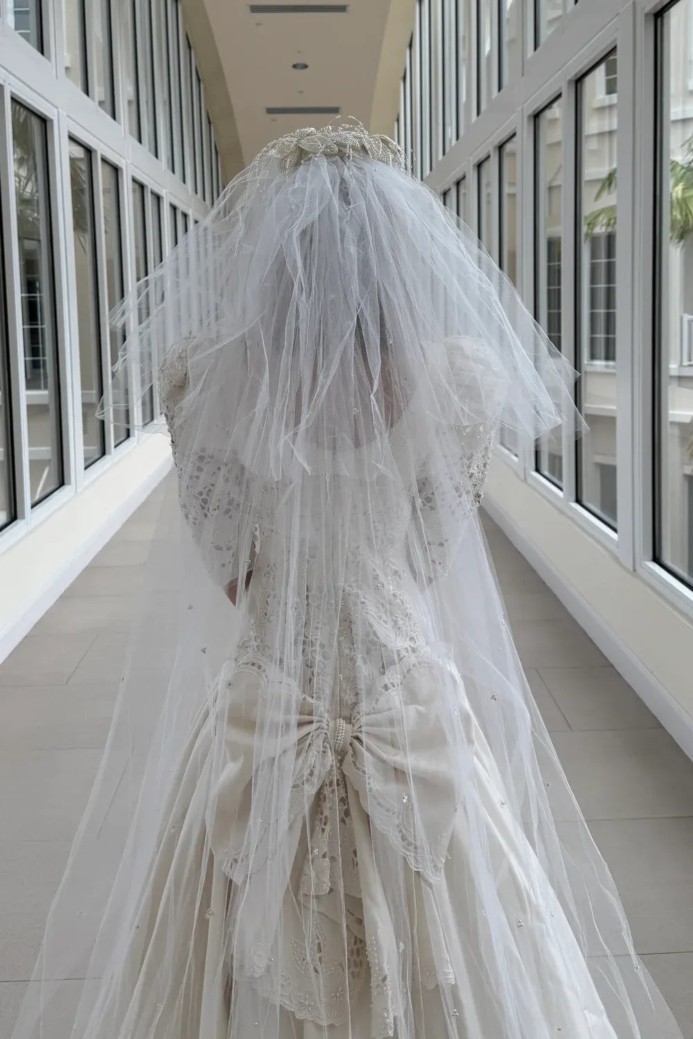 Eva Haynal Forsyth Custom with Veil and Headpiece 11