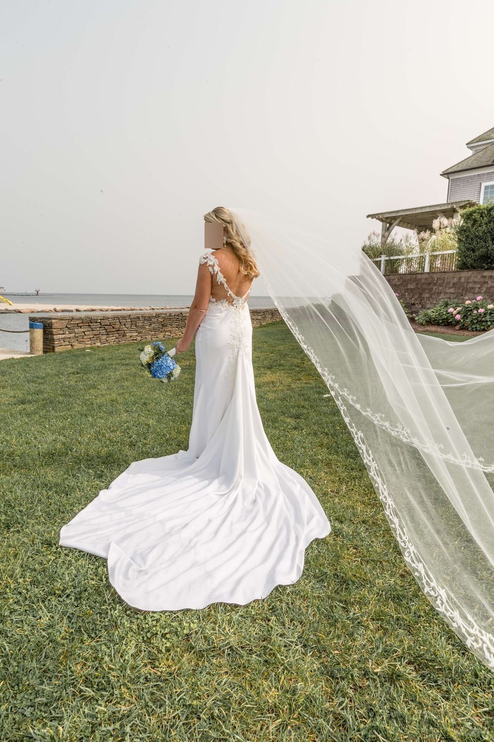 Tony Ward Couture Harmonica - With Full Length Veil 6