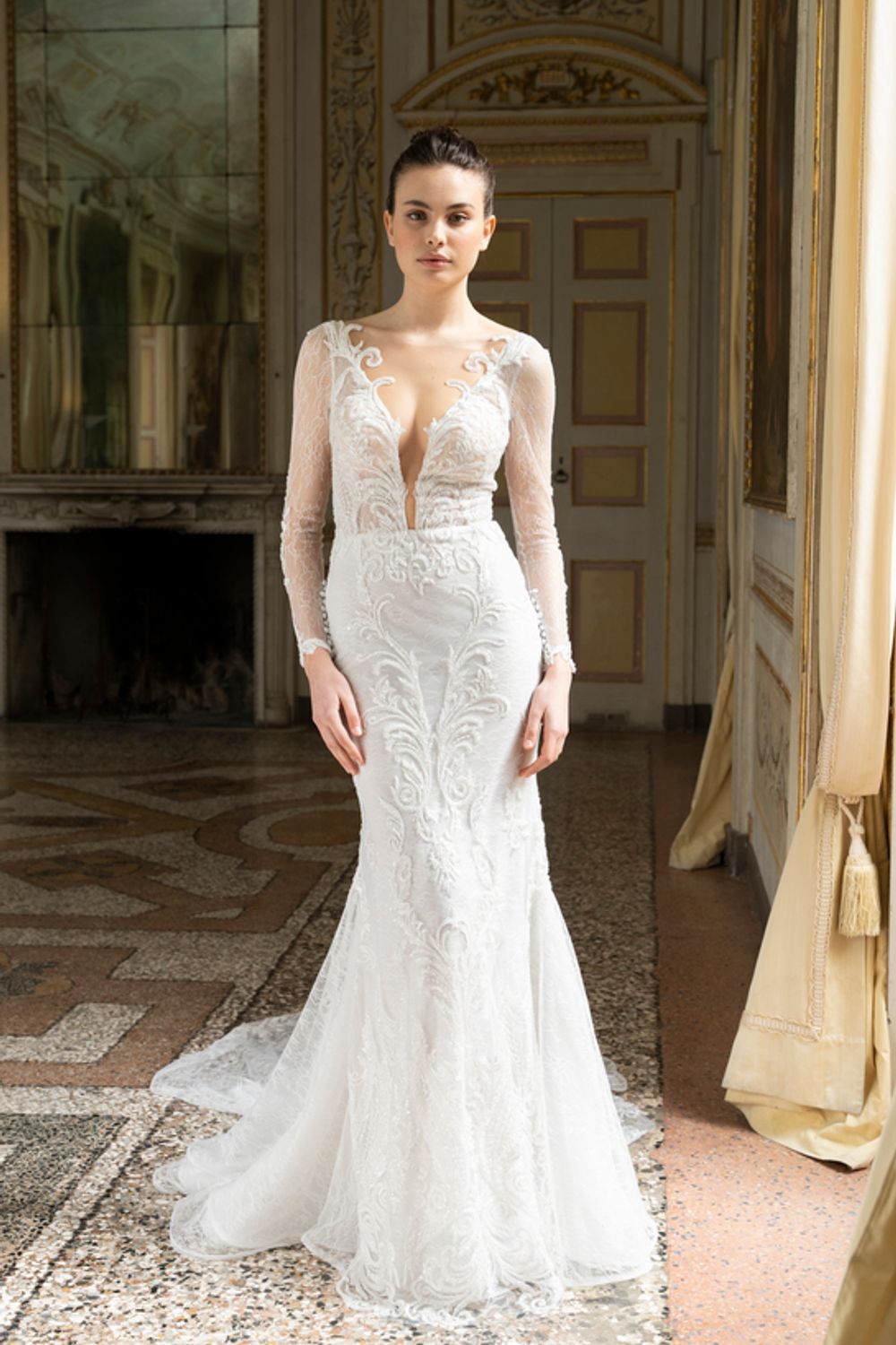 white christmas dresses Sample Maison Signore Losangeles Wedding Dress