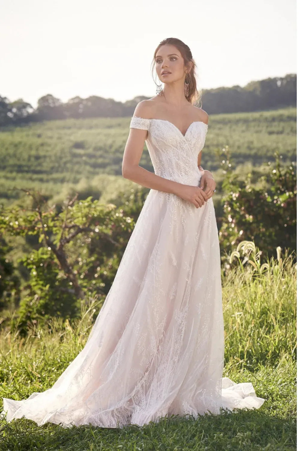 lillian west off the shoulder wedding dress Sample Lillian West 66145 Wedding Dress
