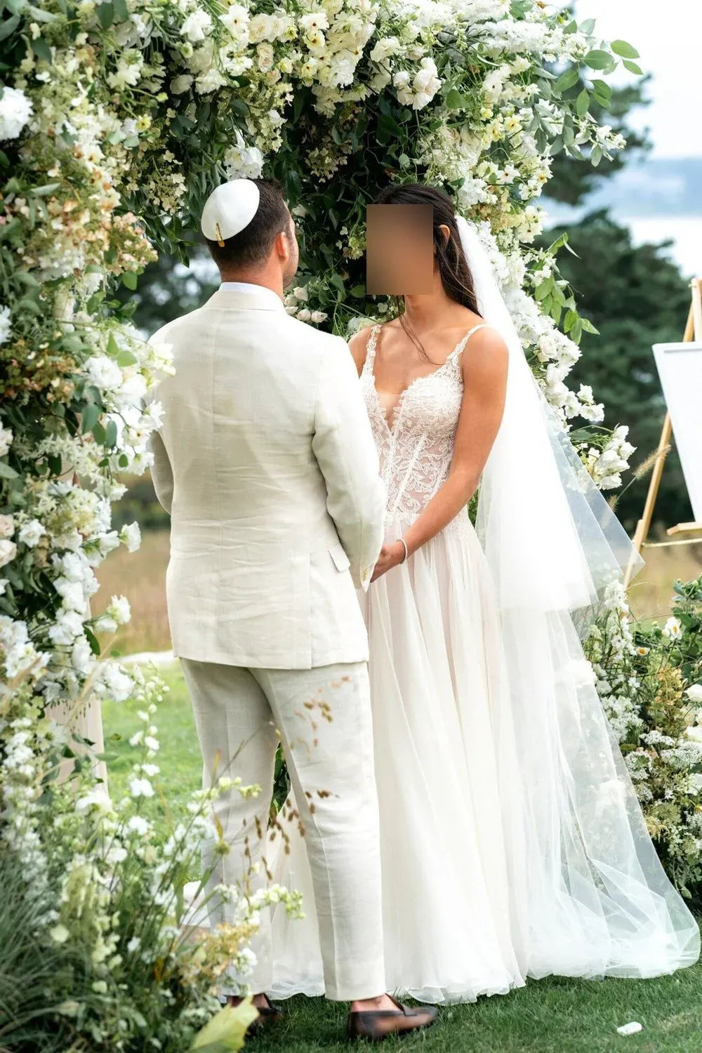 white by vera wang macrame lace wedding dress Vera Wang, White by Vera Wang Macrame Trumpet Wedding Dress New Wedding  Dress Save 37%