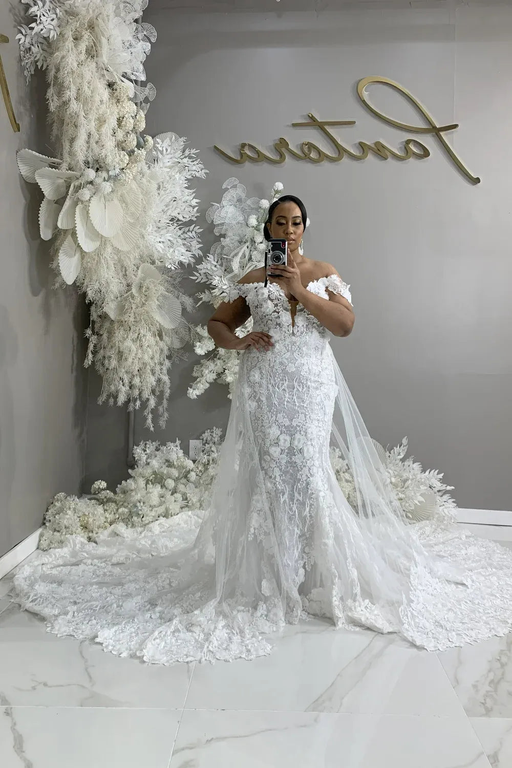 Sample Pantora Bridal Lorelai Gown With Overskirt Wedding Dress