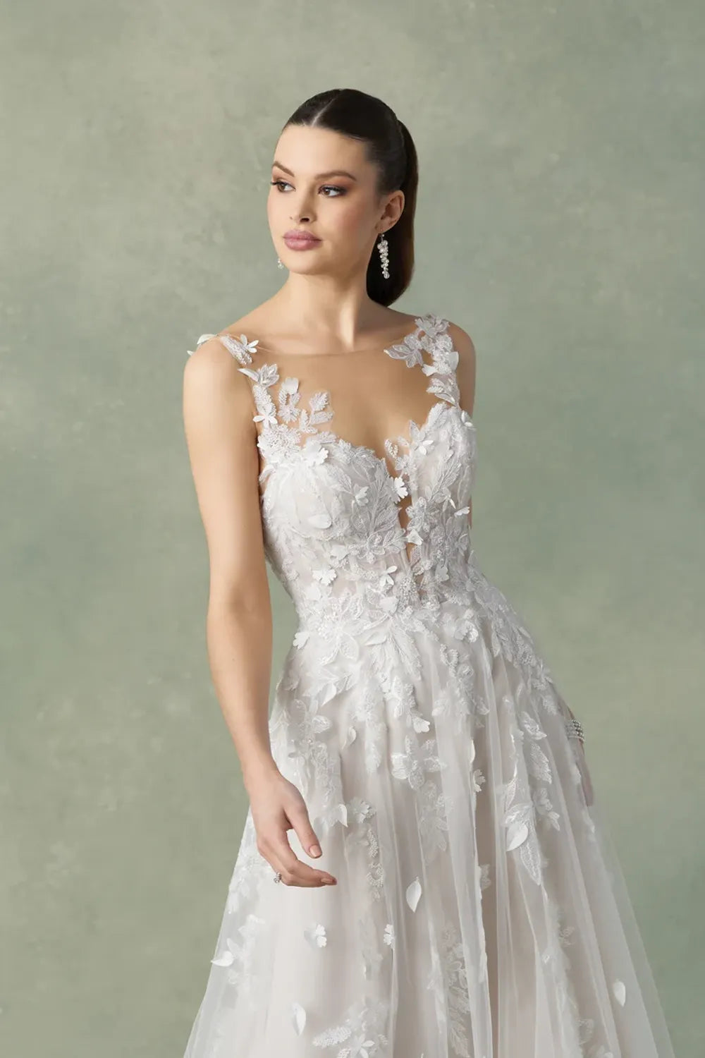 Used Justin Alexander 88309 Wedding Dress