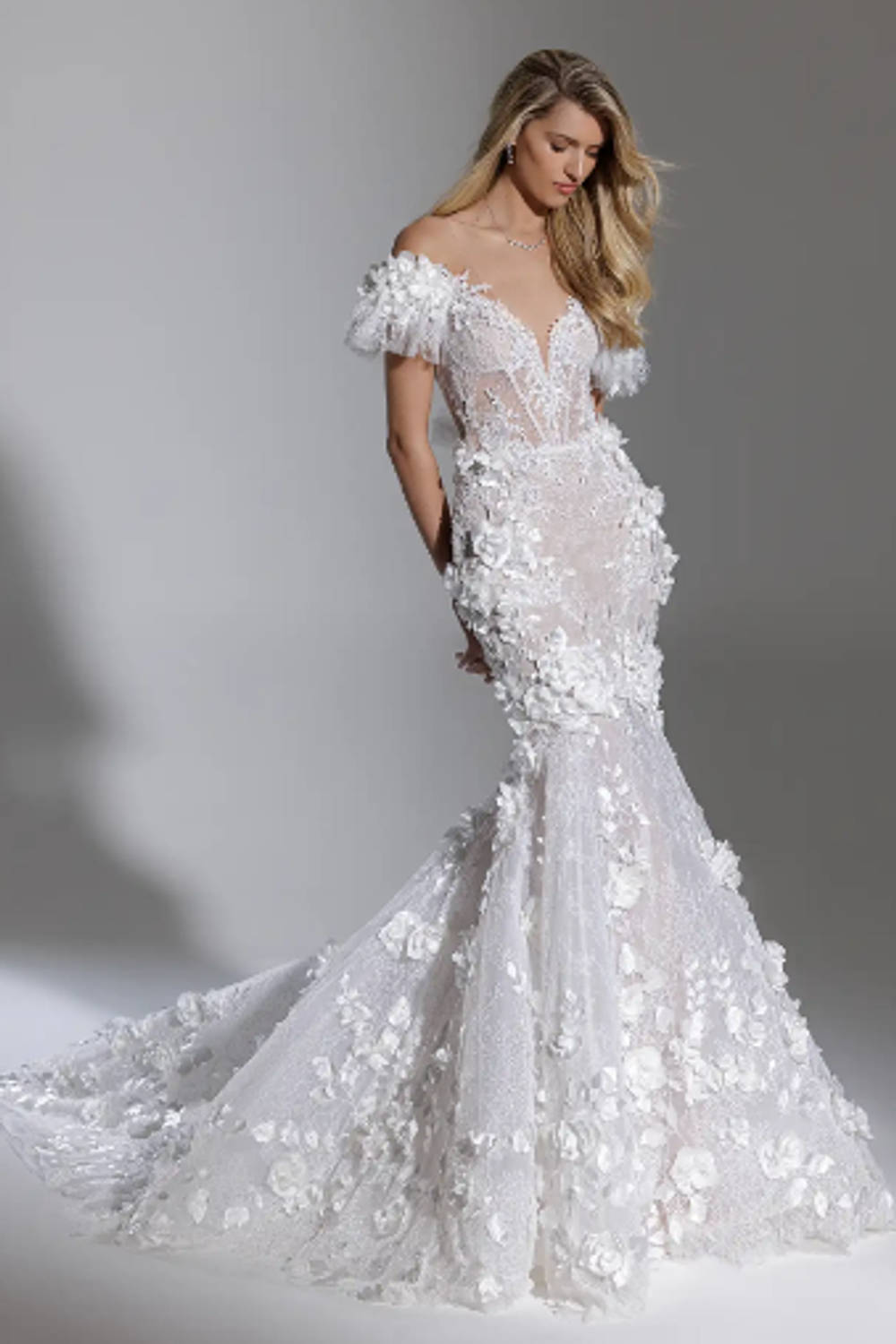 white christmas dresses Sample Pnina Tornai 4958 Wedding Dress