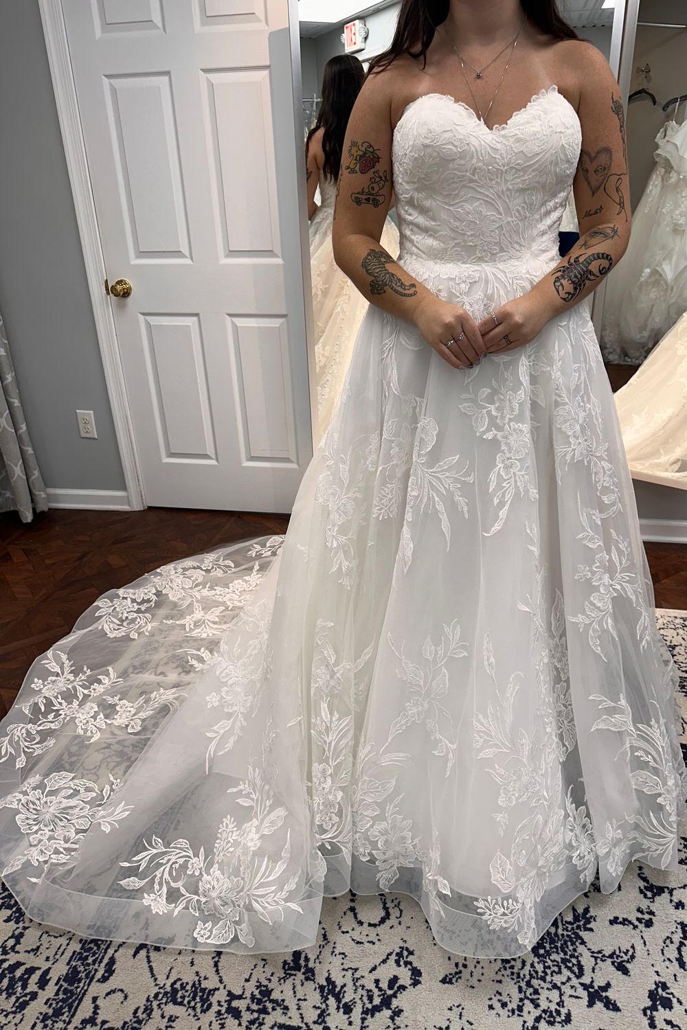 Never Worn Madison James MJ1063L-Custom Wedding Dress