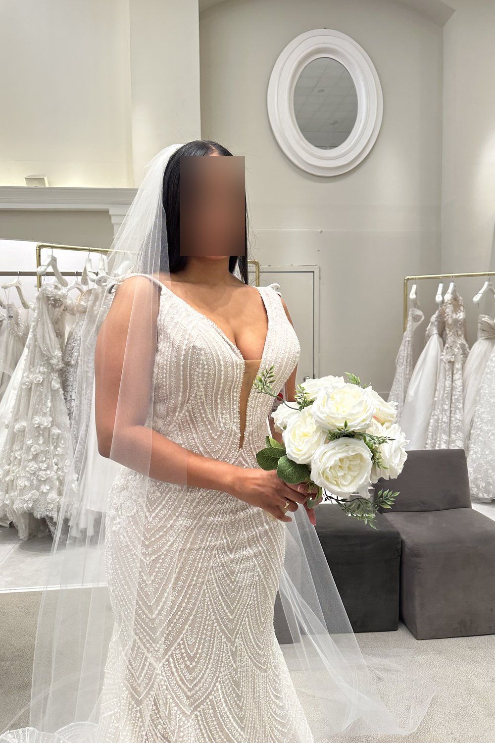 Allure Couture Beaded Gown C635 2