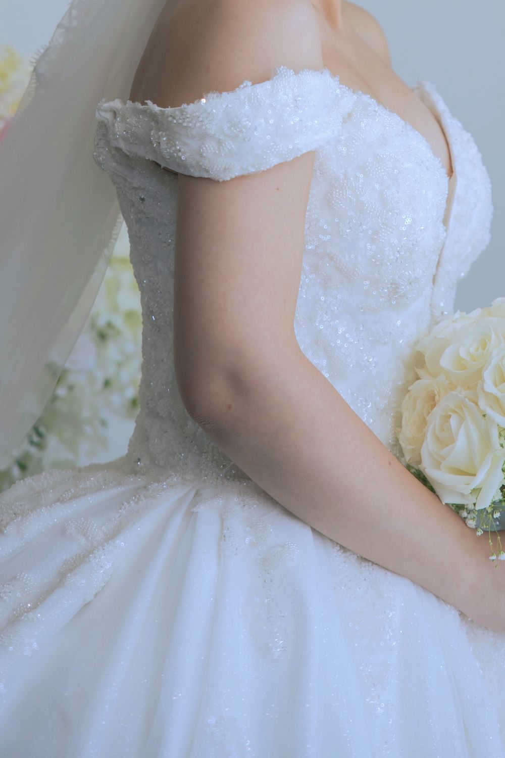 Essense of Australia Sparkling Off-Shoulder Ballgown 3