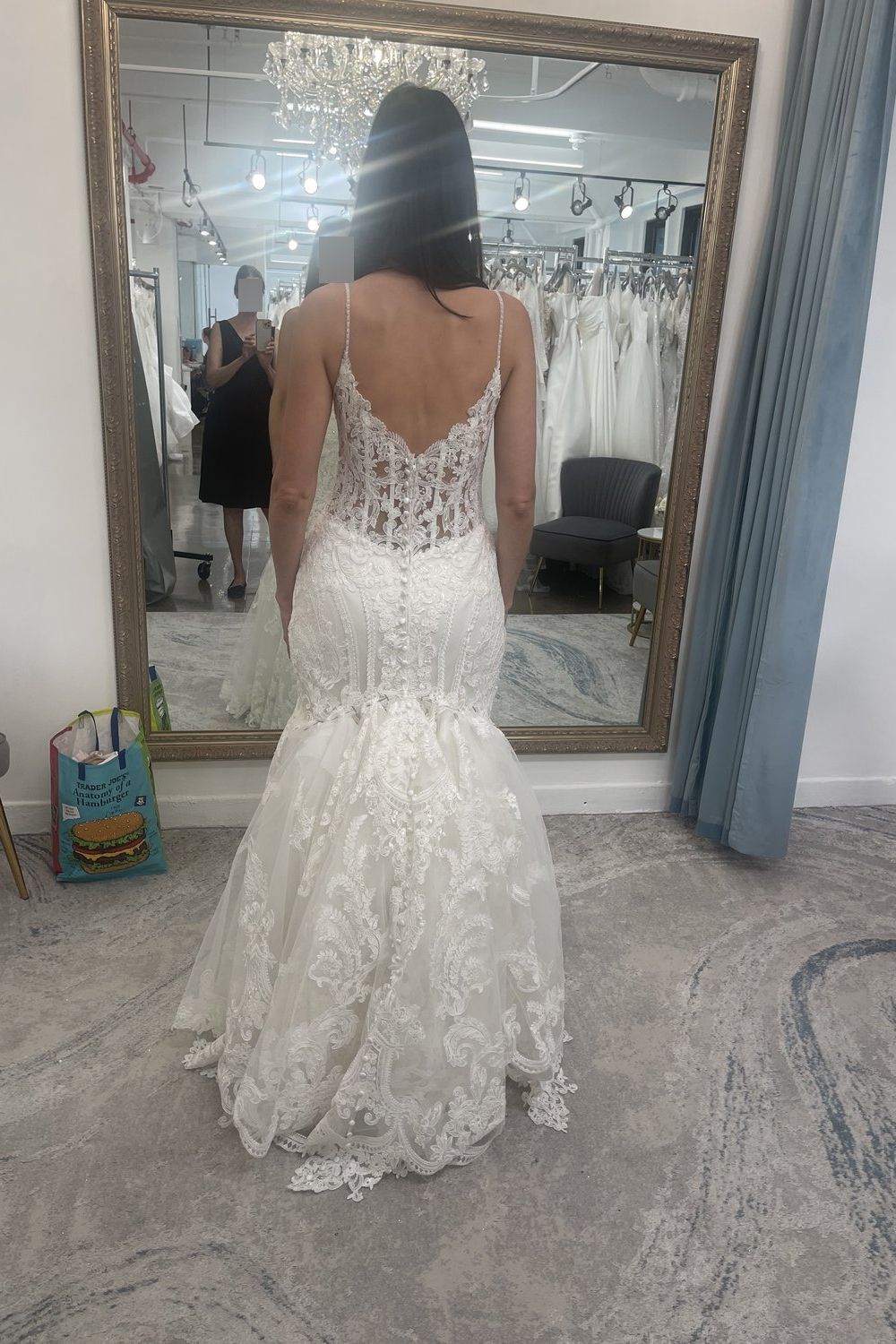 Madison James Stunning Lace Gown MJ704 6