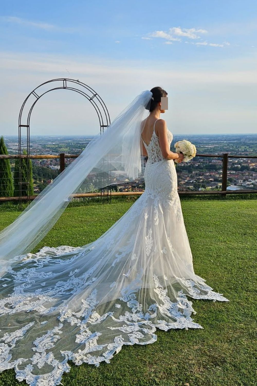 Madison James Stunning Lace Gown MJ704 3