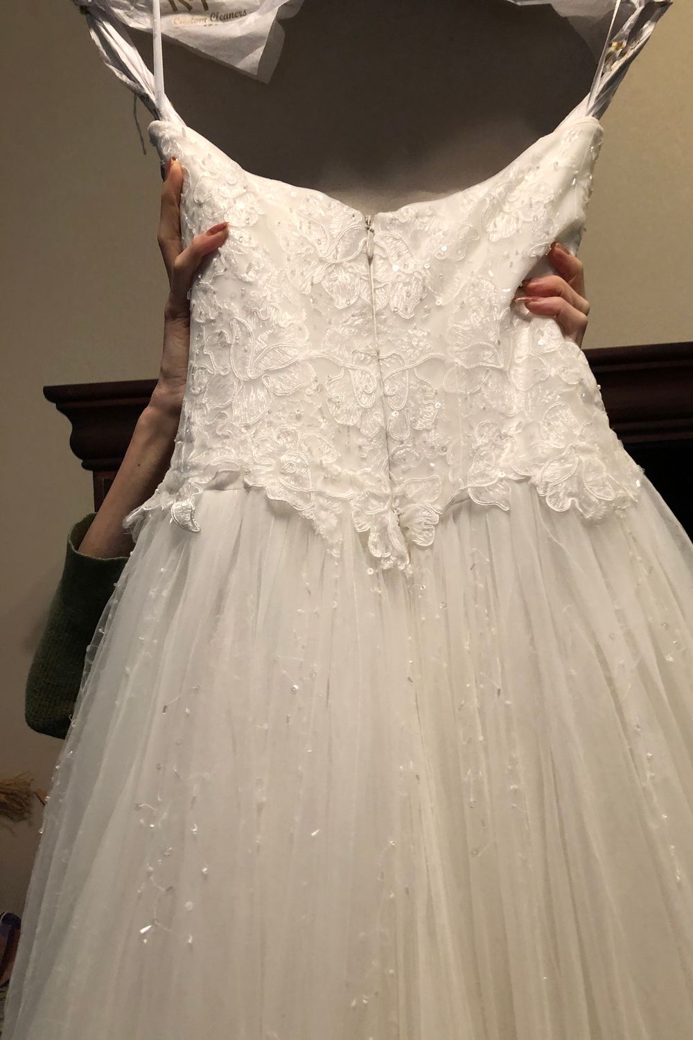 Wtoo by Watters Wtoo Brides strapless long white gown with train 0