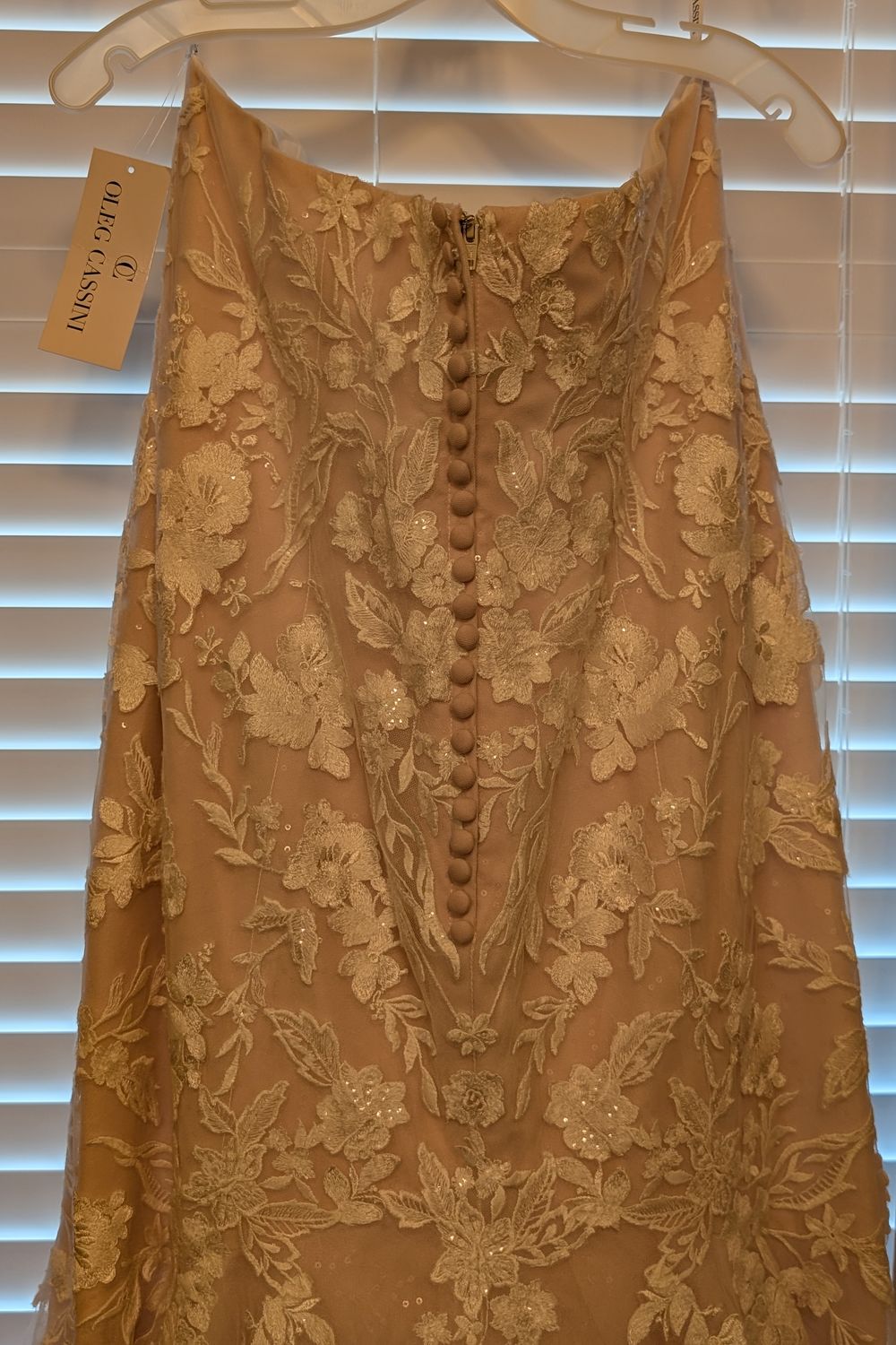 Oleg Cassini Lace Applique Dress 5