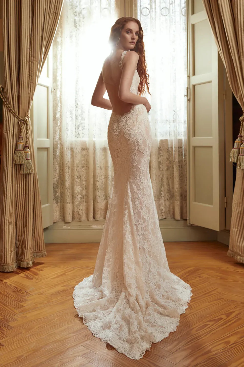 Galia Lahav Anais with Overskirt and Veil 3