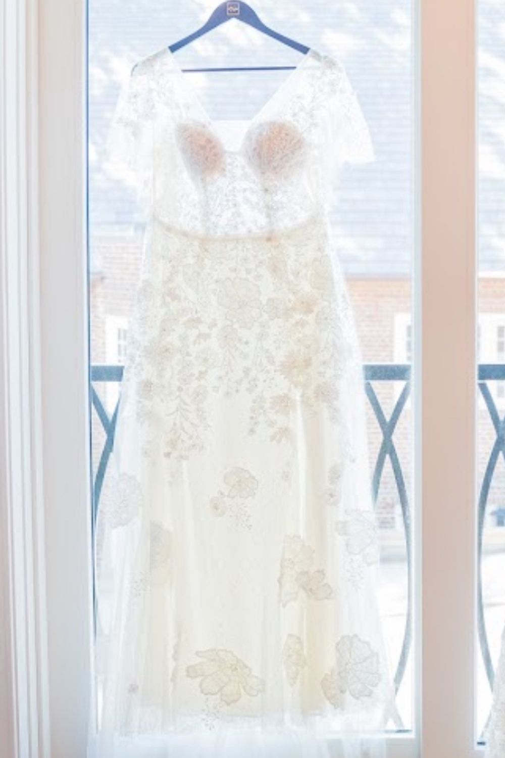 Watters Willowby 50710 Finley Flutter Sleeve Open Back 1