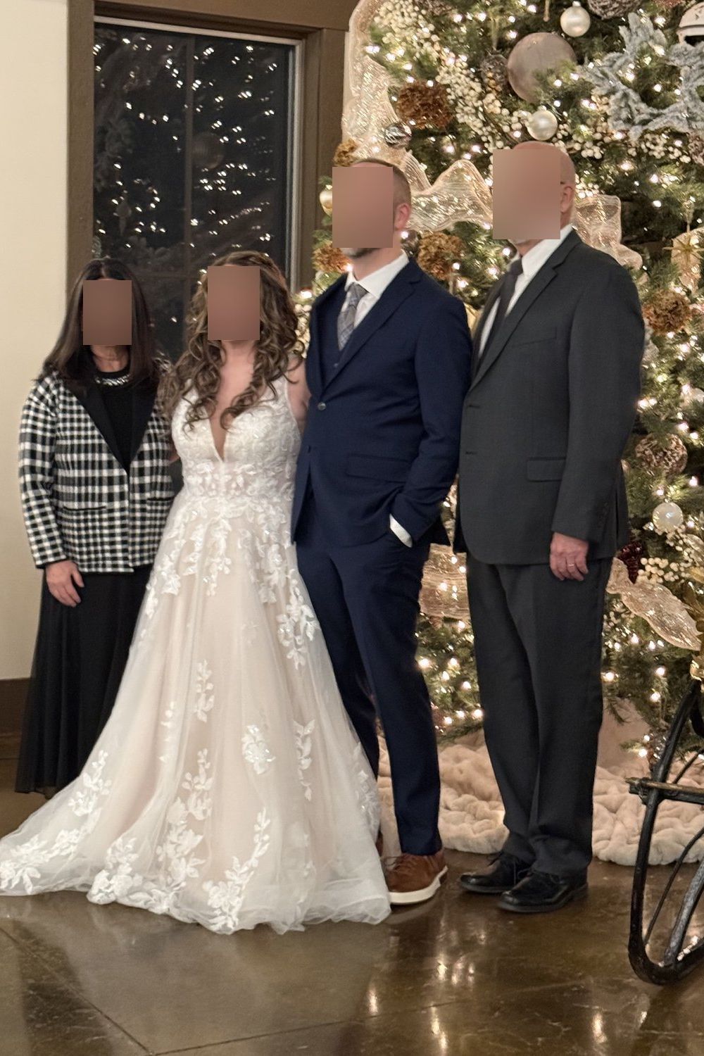 Galina Signature Wedding Dress - Ballgown; size 14 3