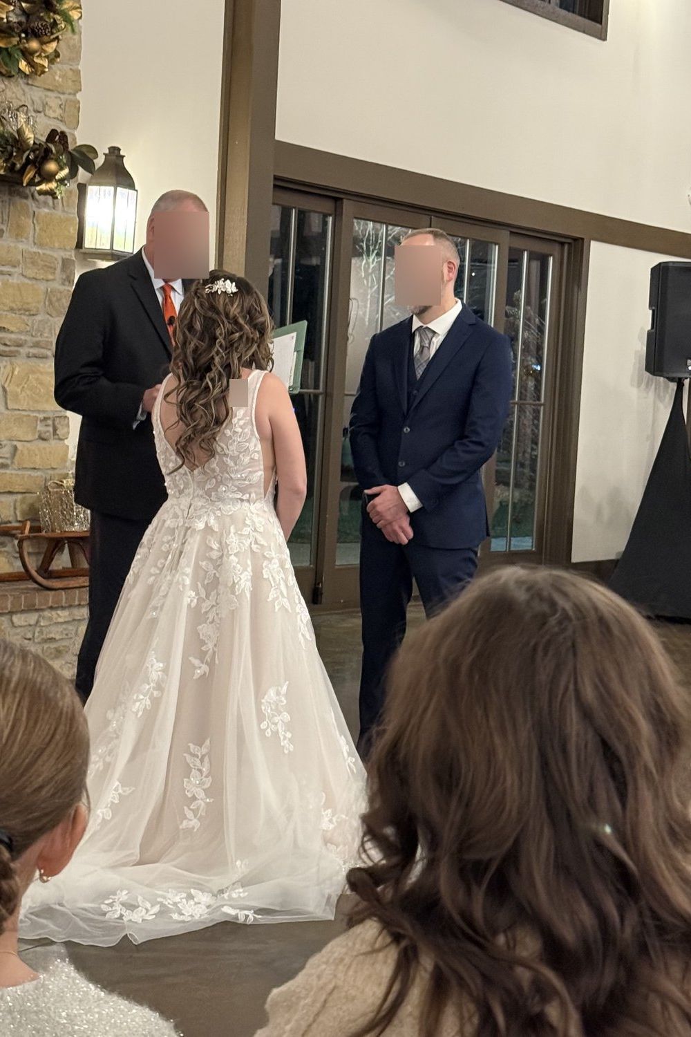 Galina Signature Wedding Dress - Ballgown; size 14 4