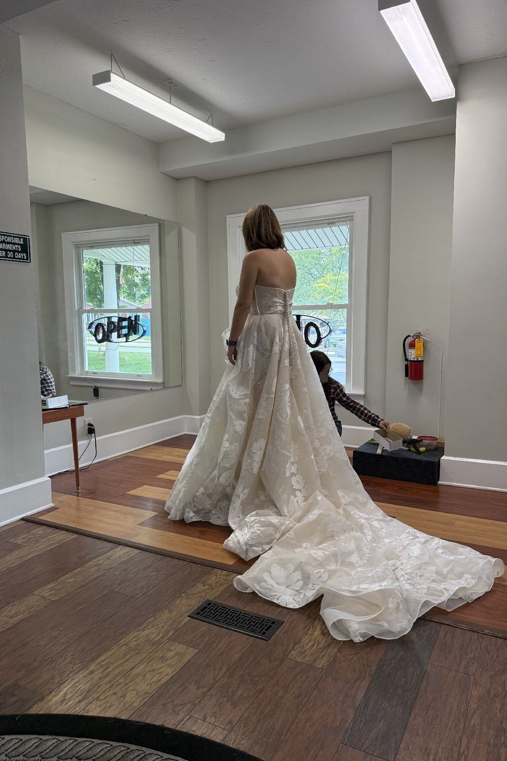 Martina Liana Luxe Wedding dress - ballgown; size 14 3