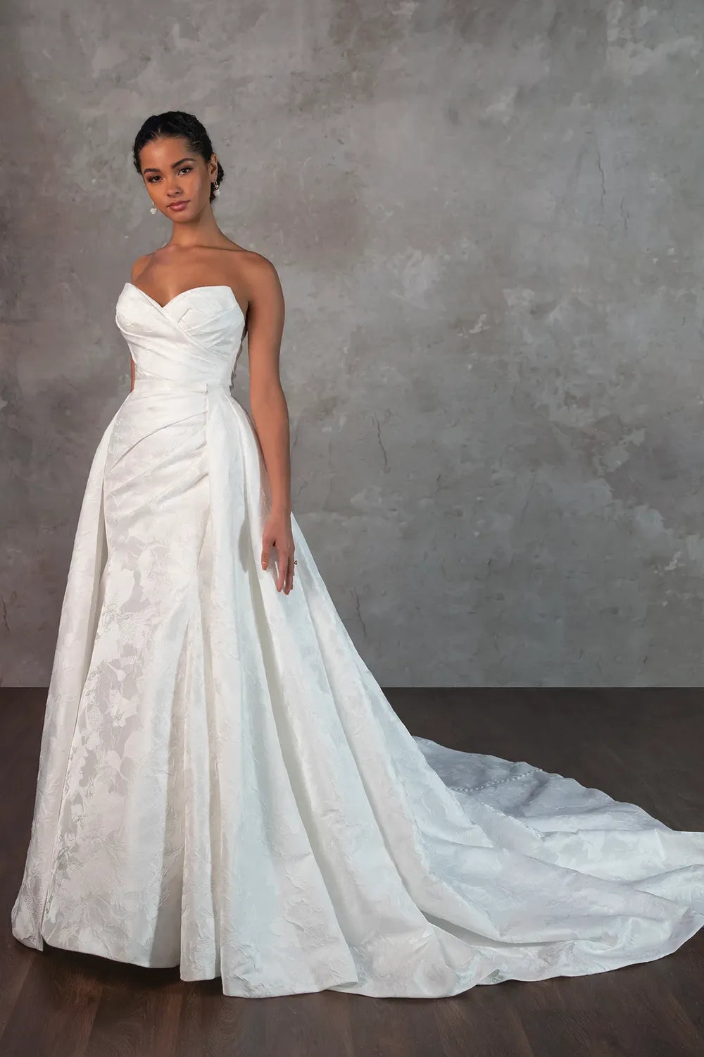 Jacquard Strapless Fit and Flare 4