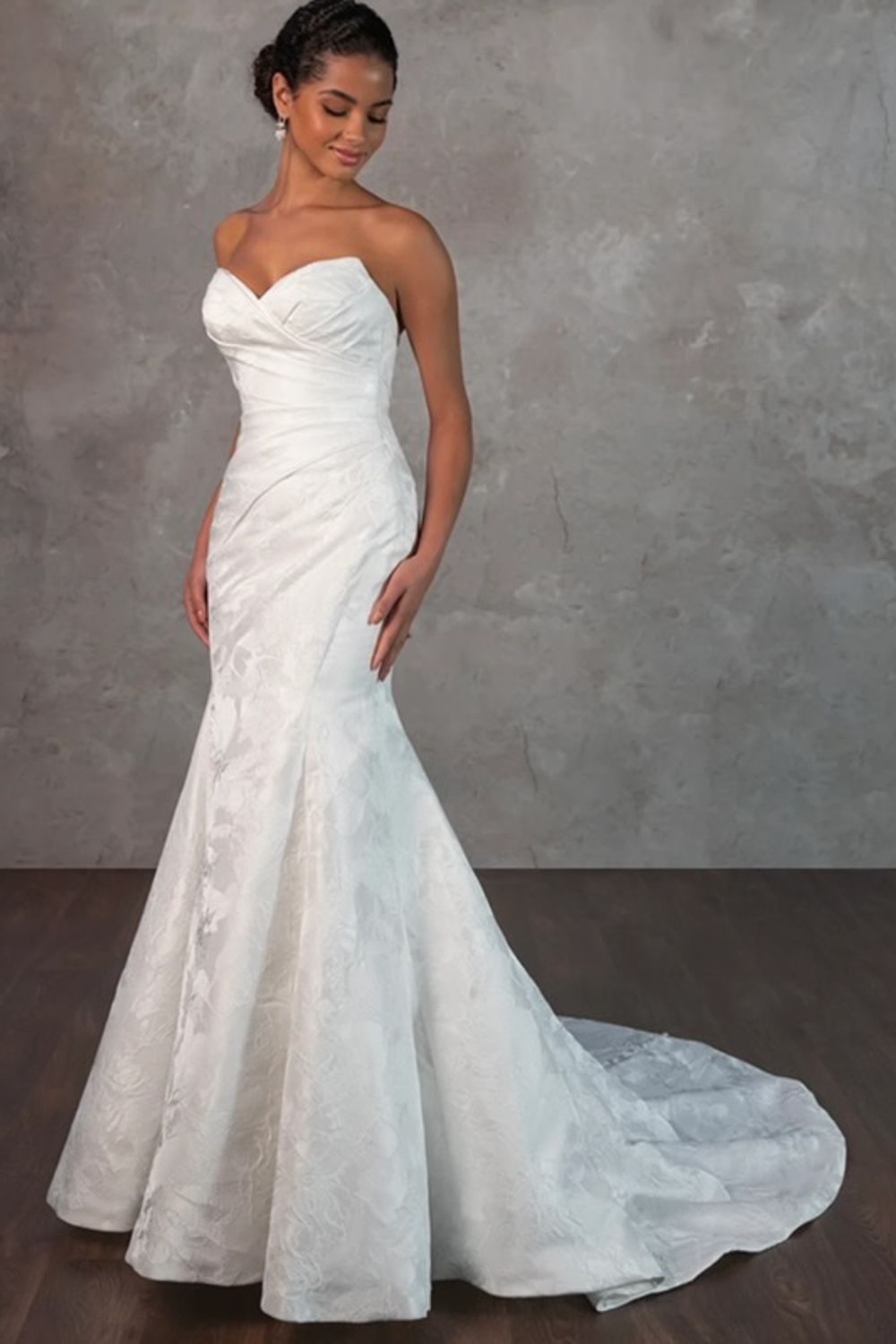 Jacquard Strapless Fit and Flare 1