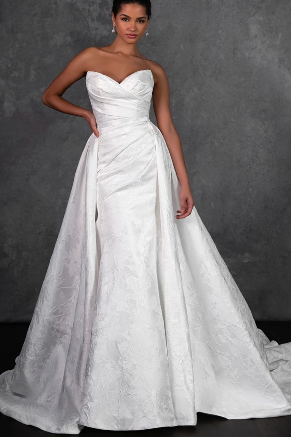 Jacquard Strapless Fit and Flare 2