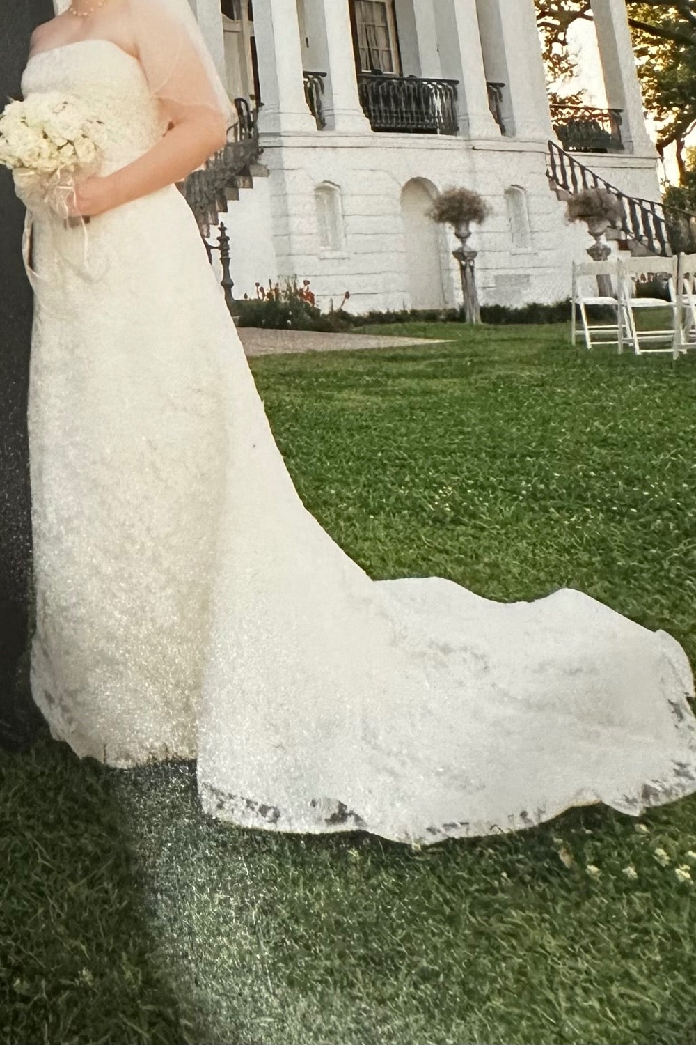 Used Vera Wang Ivory and Lace