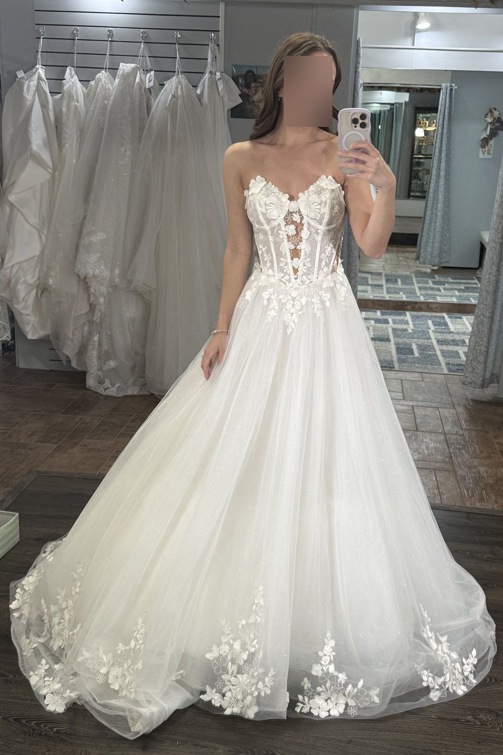 Never Worn Maggie Sottero Angelette Wedding Dress