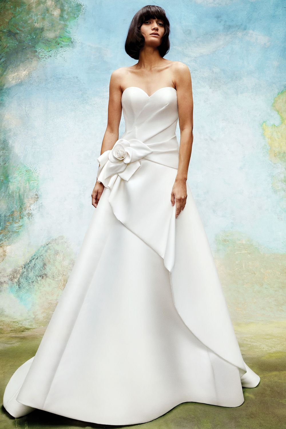 Viktor & Rolf STRAPLESS MIKADO WRAP DRESS 0