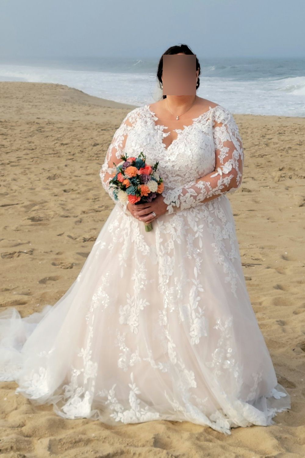 Used Essense of Australia D3280XS-LS Wedding Dress