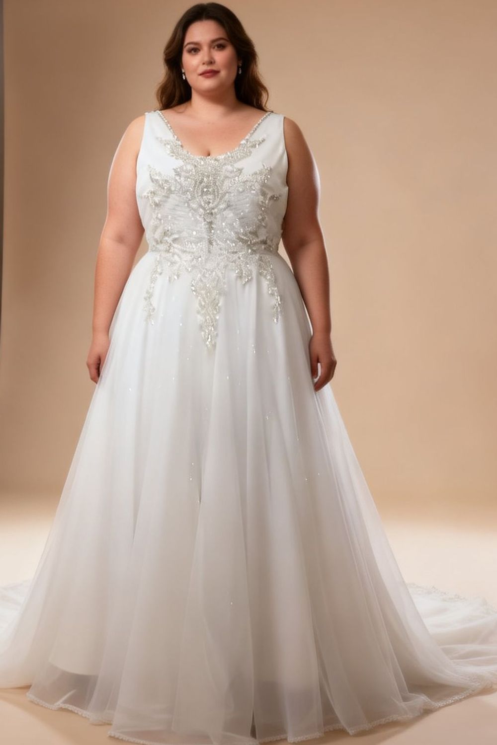 Eti Brener Plus Size A-Line Wedding Dress 7
