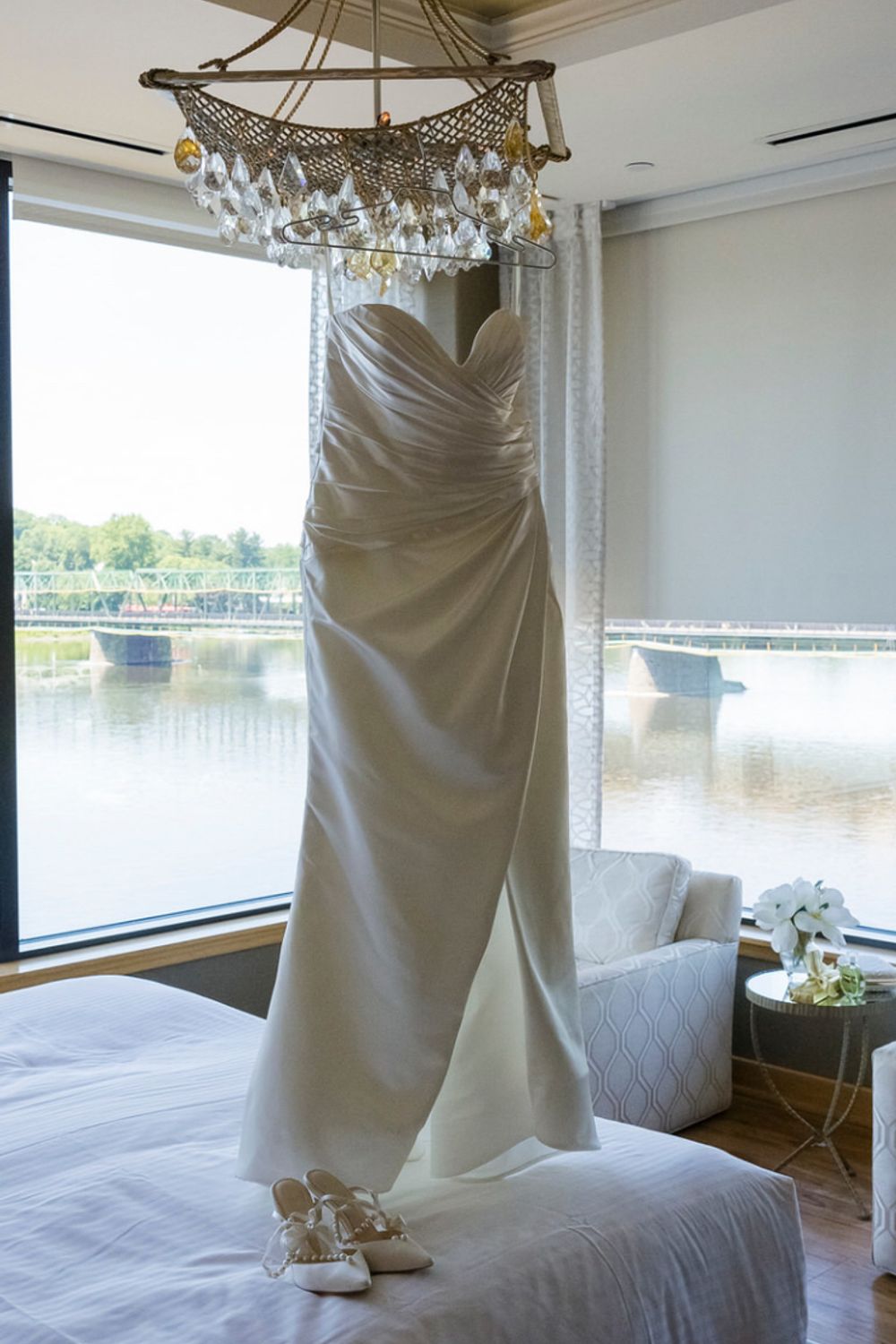 Lazaro Kiki Silk Satin Gown 7