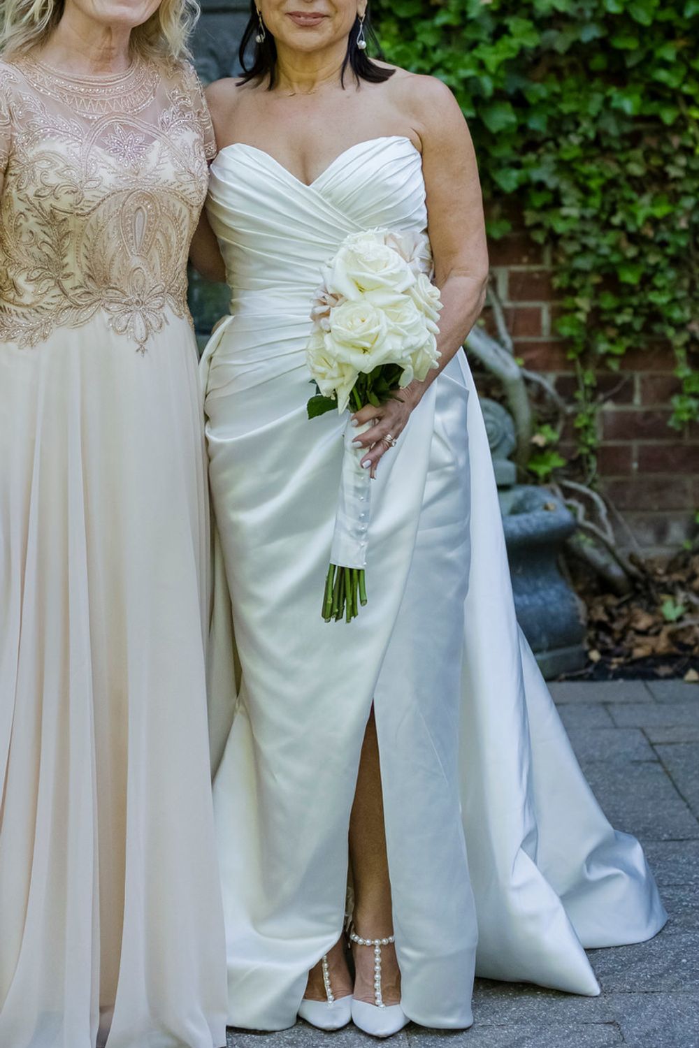 Used Lazaro Kiki Silk Satin Gown Wedding Dress Used Lazaro Kiki Silk Satin Gown Wedding Dress