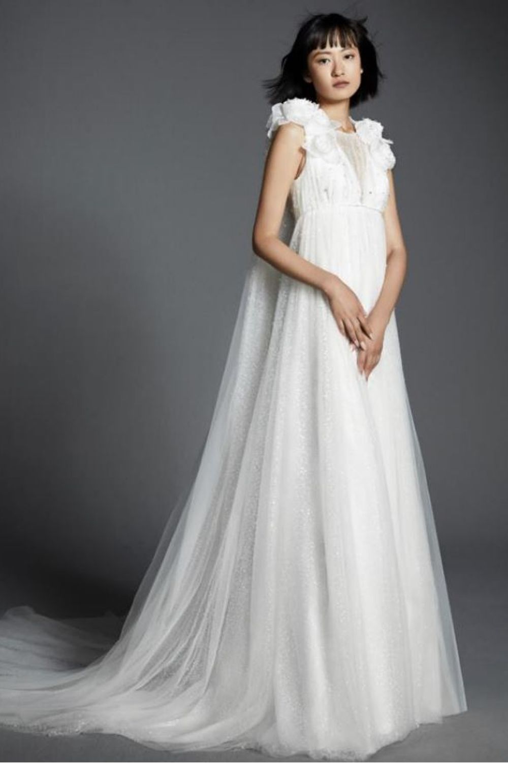 Viktor & Rolf EMPIRE CRYSTALLIZED ROSES GOWN 0