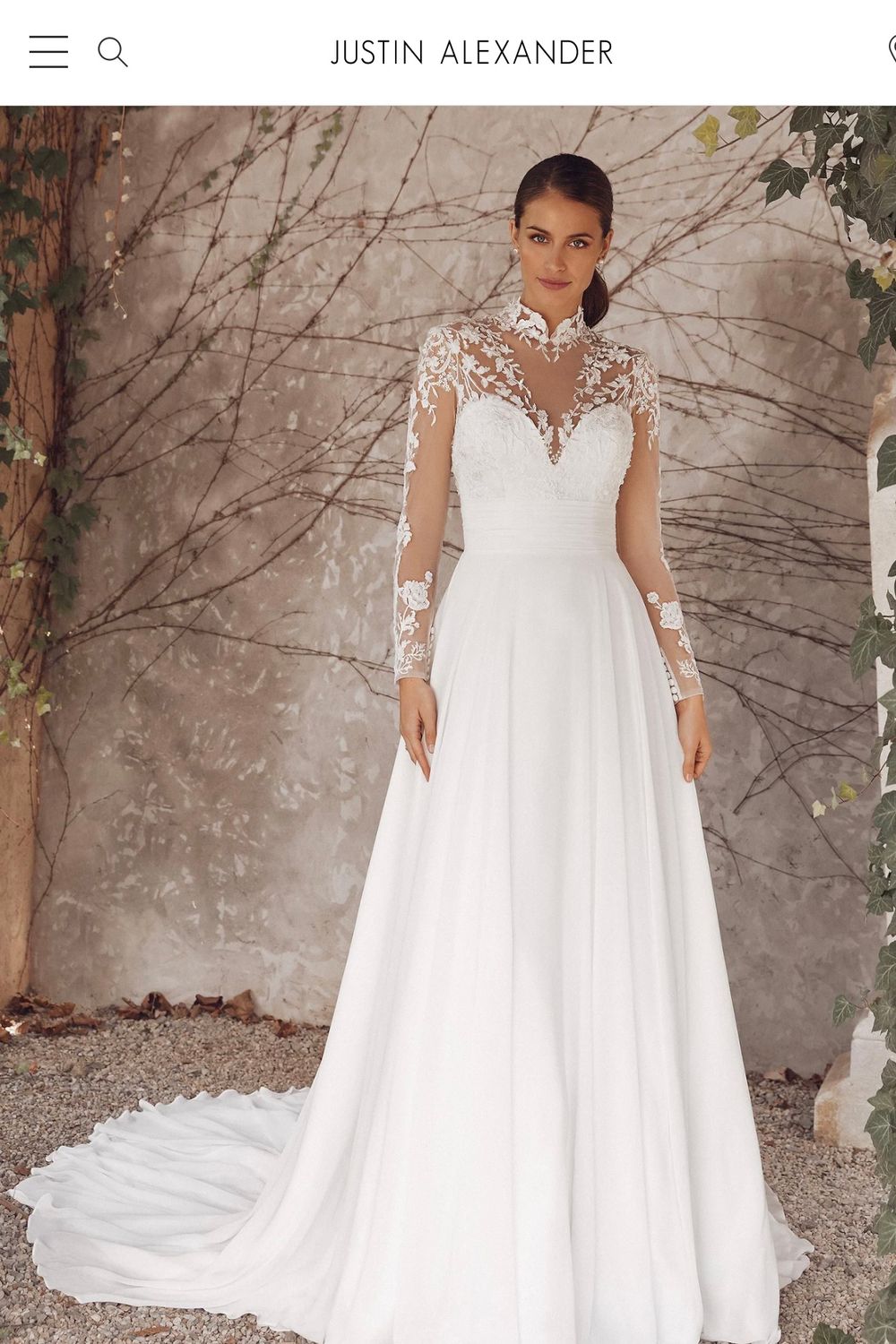 Never Worn Justin Alexander Abrianna Wedding Dress