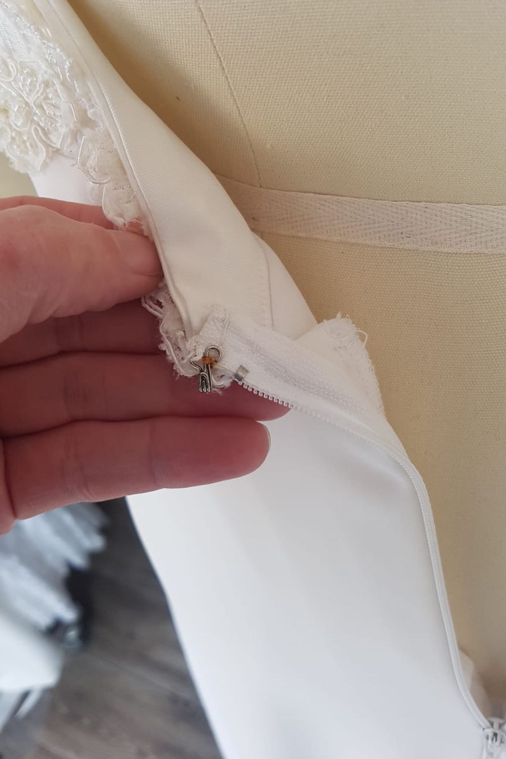 Eti Brener A-Line Wedding Dress with 3D Flowers 5