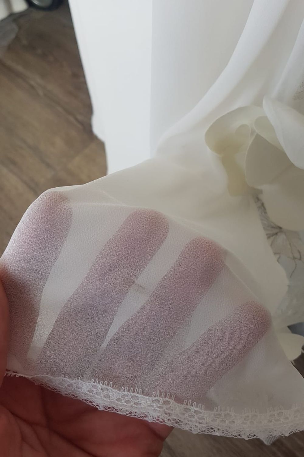 Eti Brener A-Line Wedding Dress with 3D Flowers 2