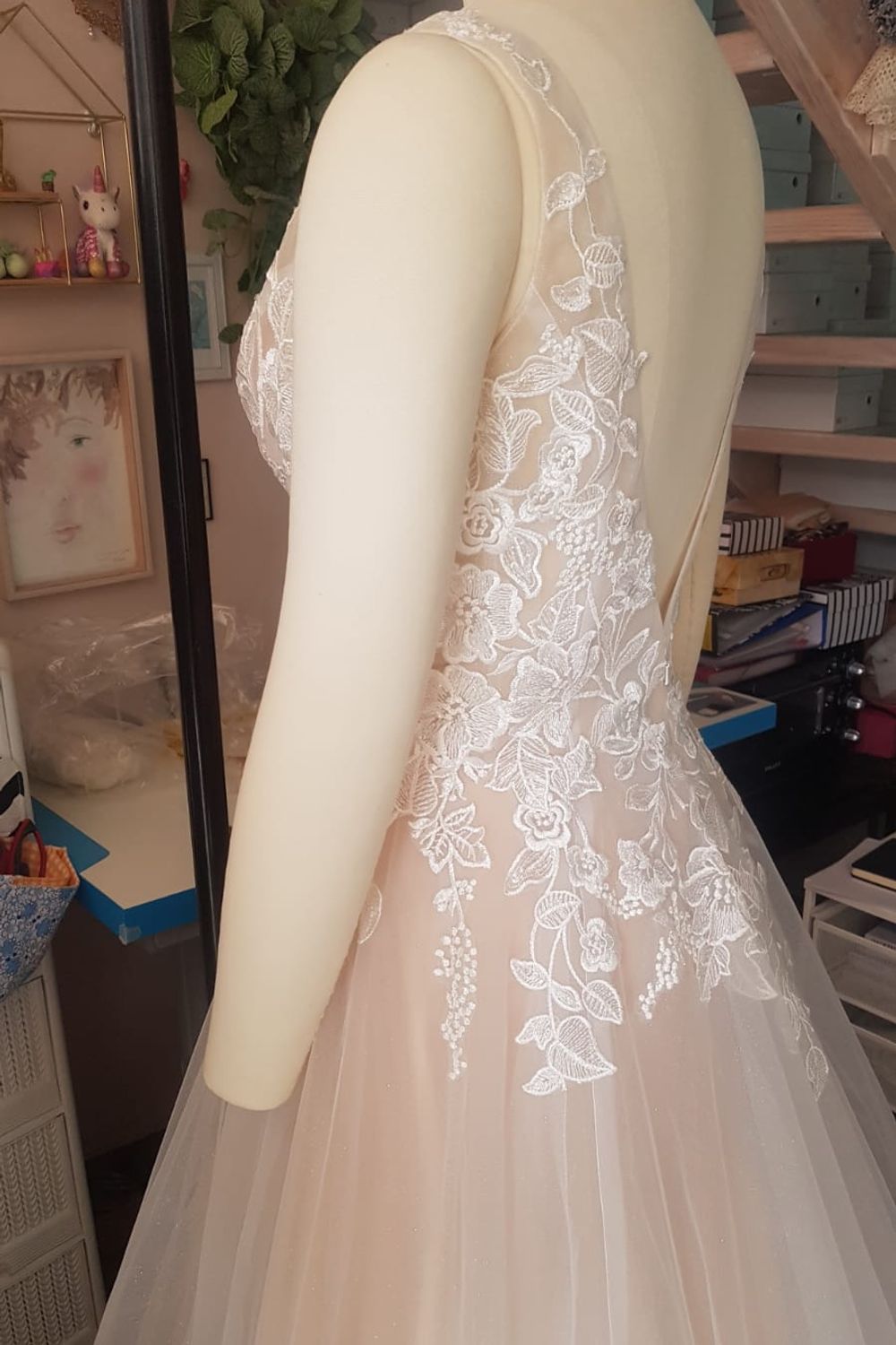 Eti Brener A-Line Tulle Wedding Dress Size 12 7