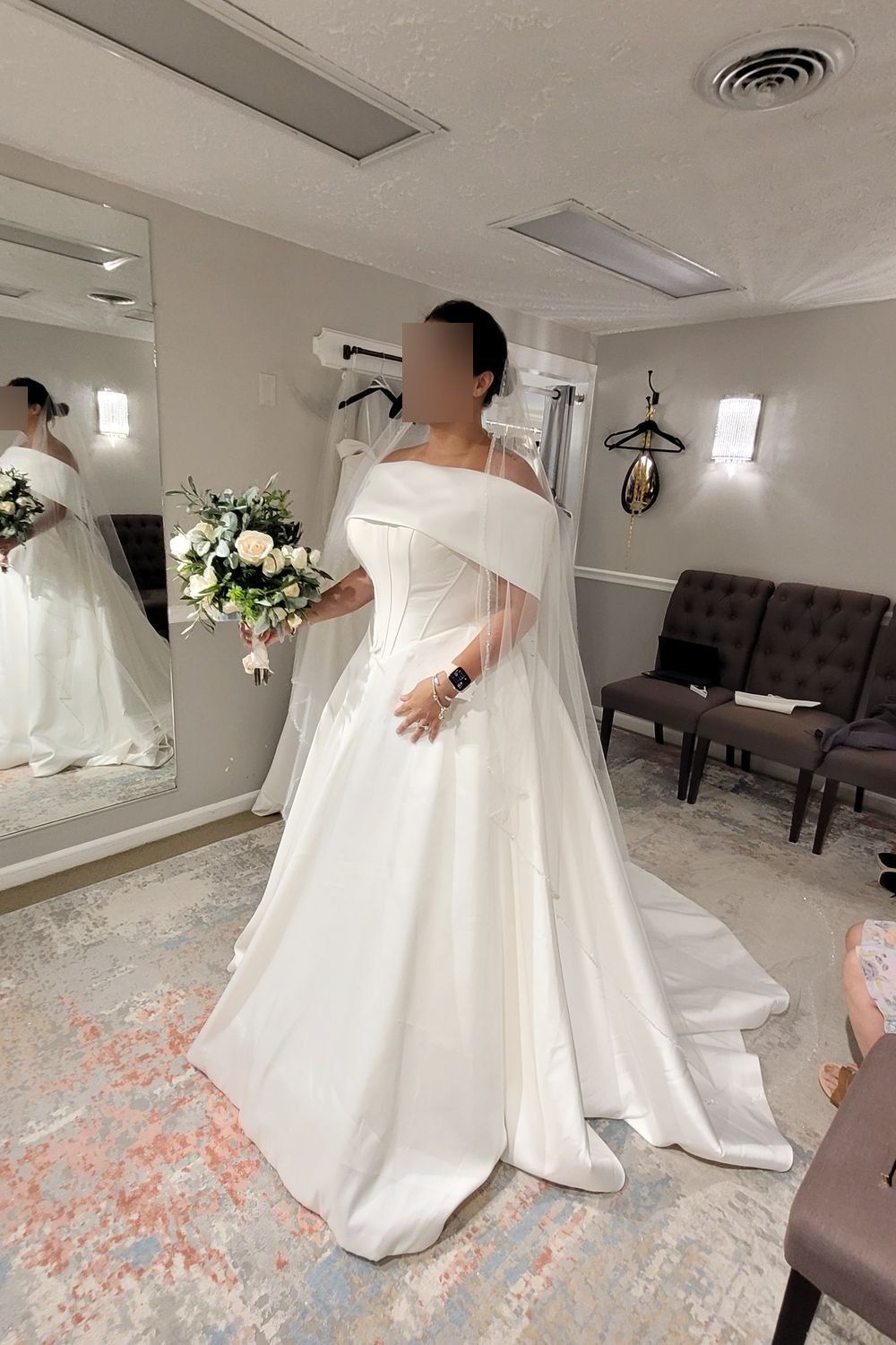 Randy Fenoli Idonna with Detachable Wrap 12