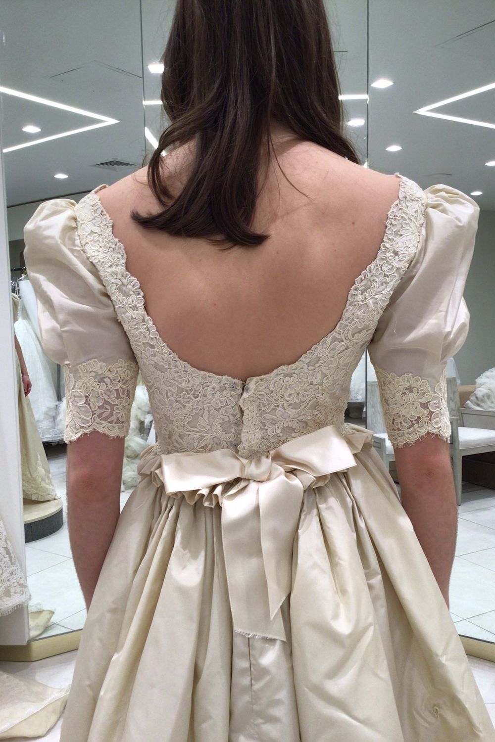 Henri Bendel Vintage Ballgown Dress with Veil 5