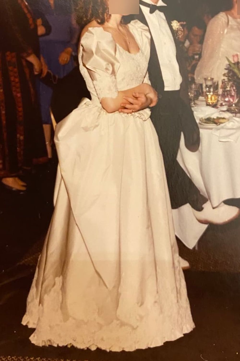 Henri Bendel Vintage Ballgown Dress with Veil 7