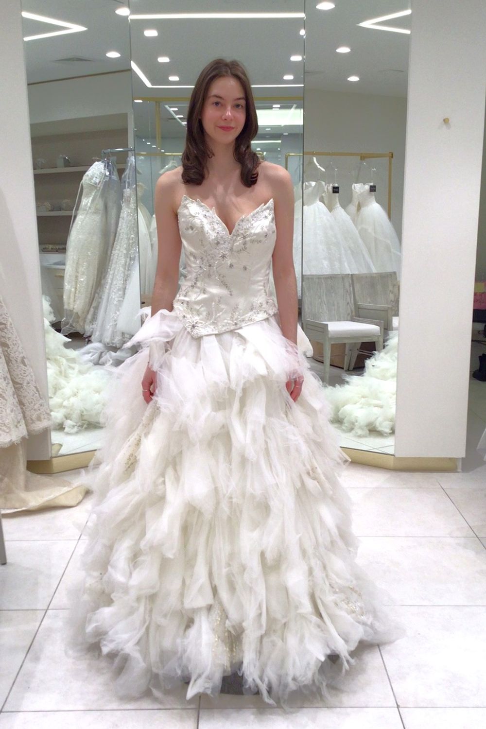 Never Worn Demetrios B154D Wedding Dress