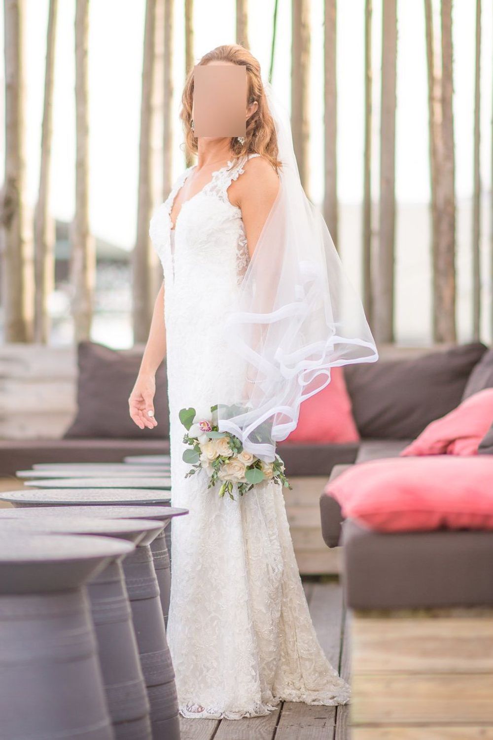 Pnina Tornai 4560 with Veil 0